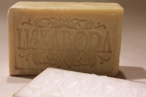 Using our new soap stamp