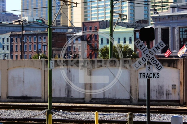 New Orleans Railroad - Urban Art - Grunge
