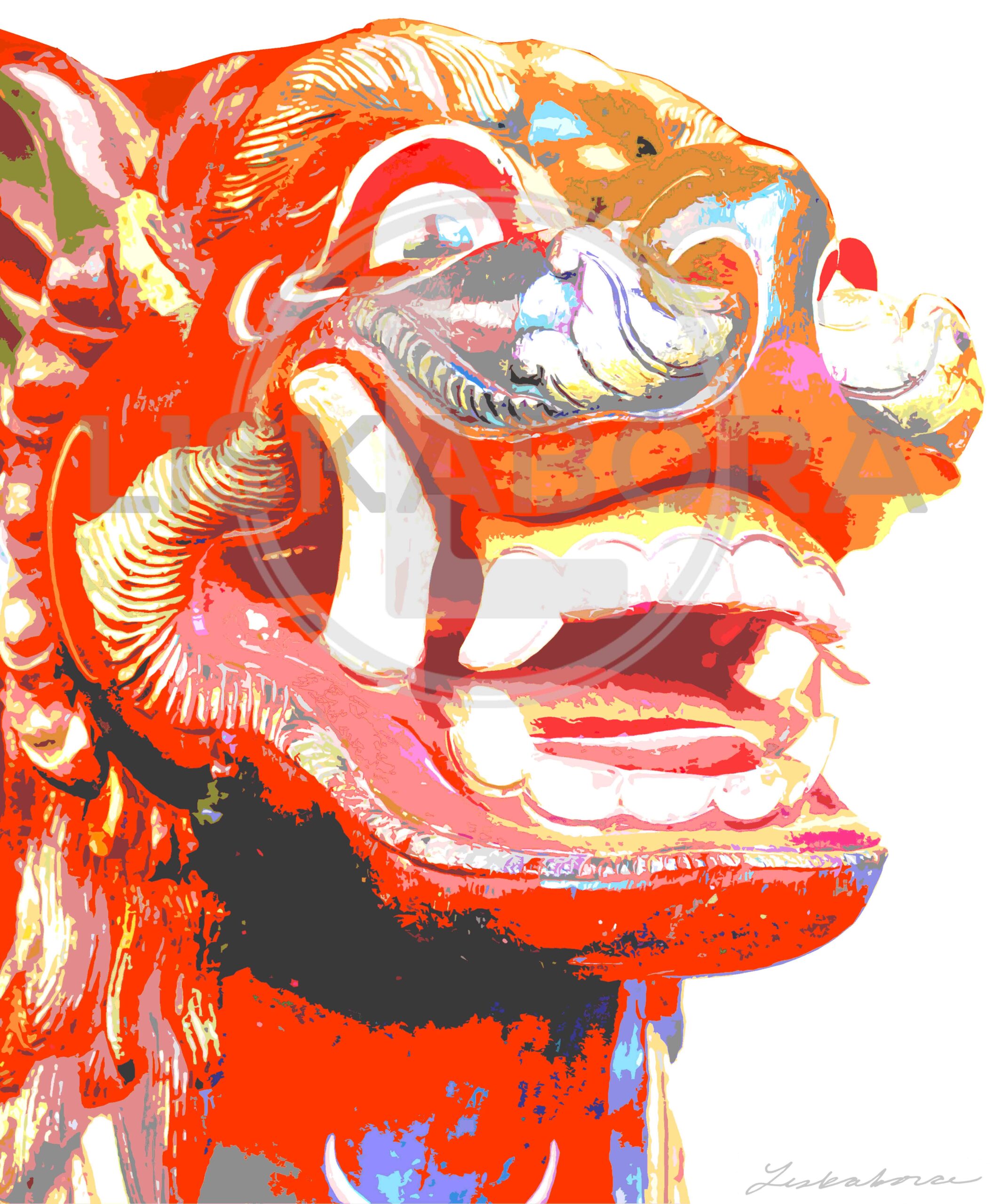 Guardian Lion Pop Art