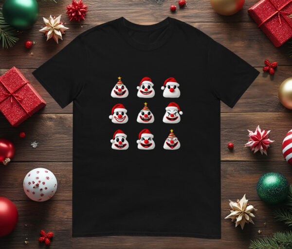 clown santa shirt